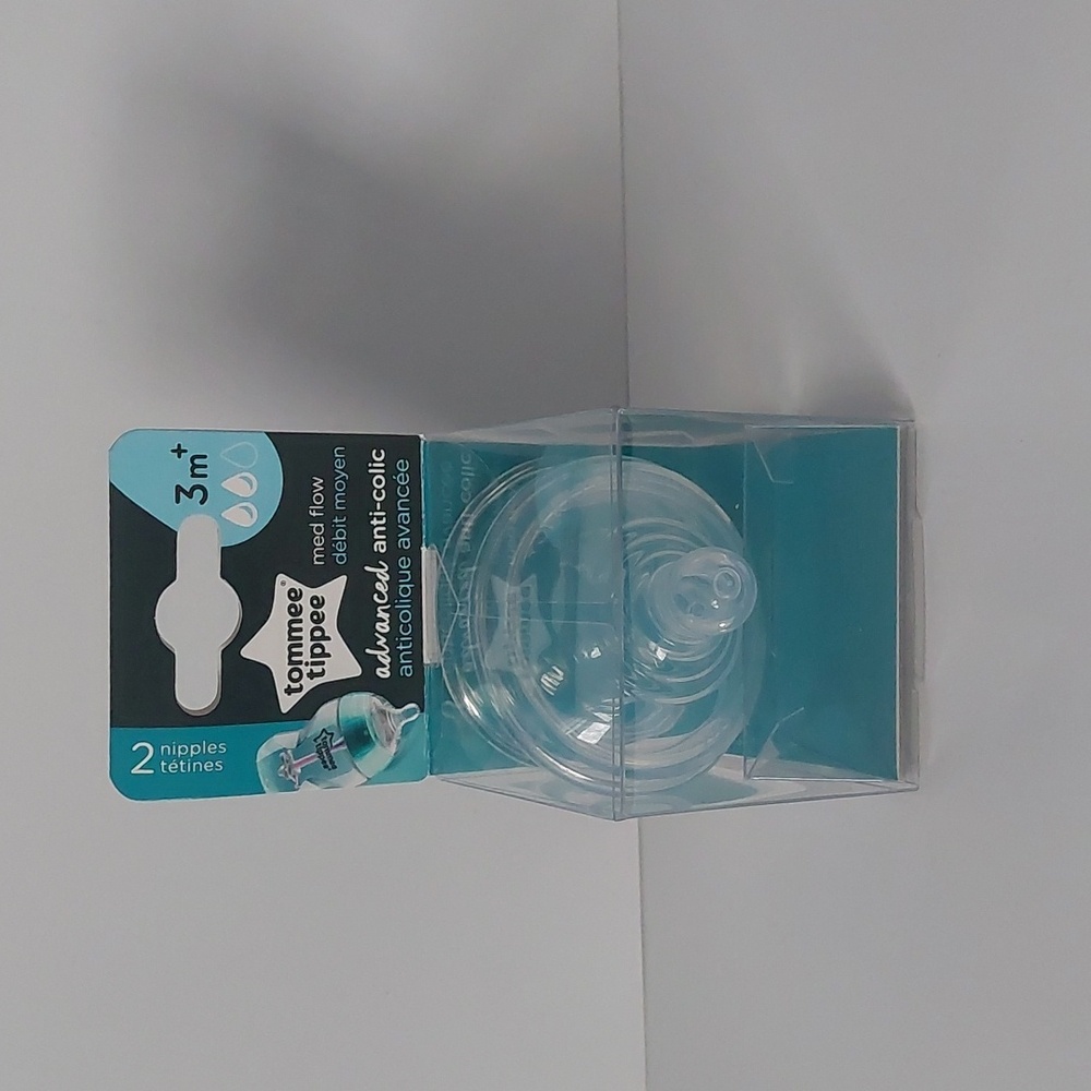 Tommee‎ Tippee Advanced anti-colic slow flow 2 pack nipples 3 months